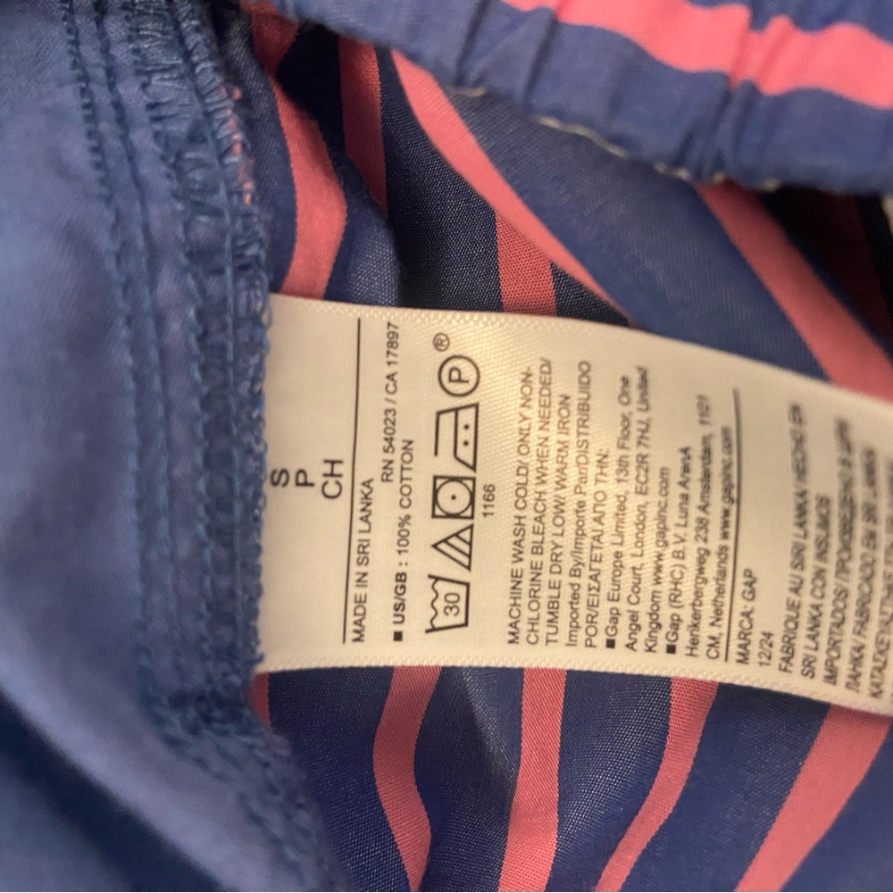 Gap Organic Cotton Poplin Easy Wide-leg pants, small - Picture 5 of 5